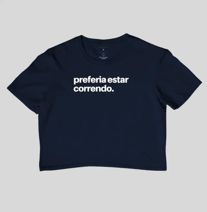 Cropped Preferia estar correndo