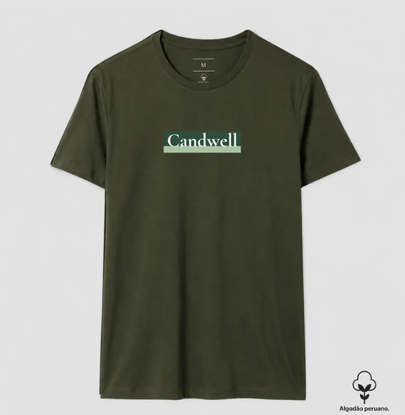 Camiseta Candwell Sage Block Signature