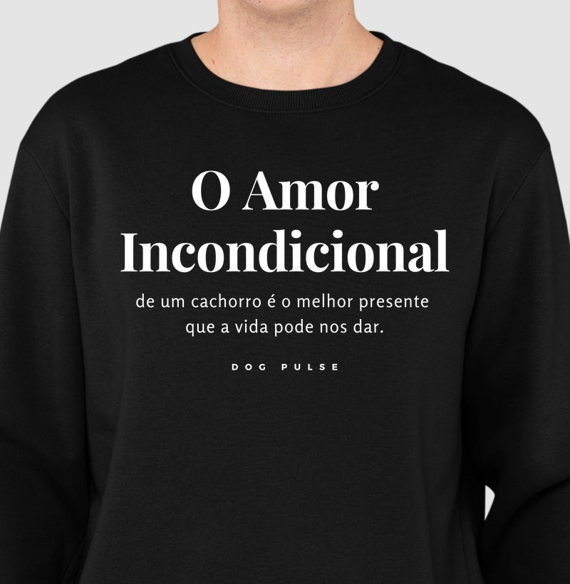 Suéter Moletom Dog Pulse Pawsitivity Collection – Unconditional Love