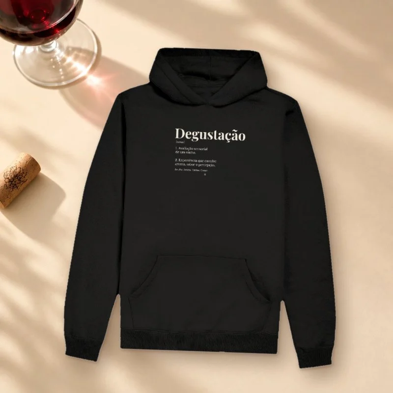 Hoodie Moletom Degustação — Wine Dictionary - Hoodie Moletom