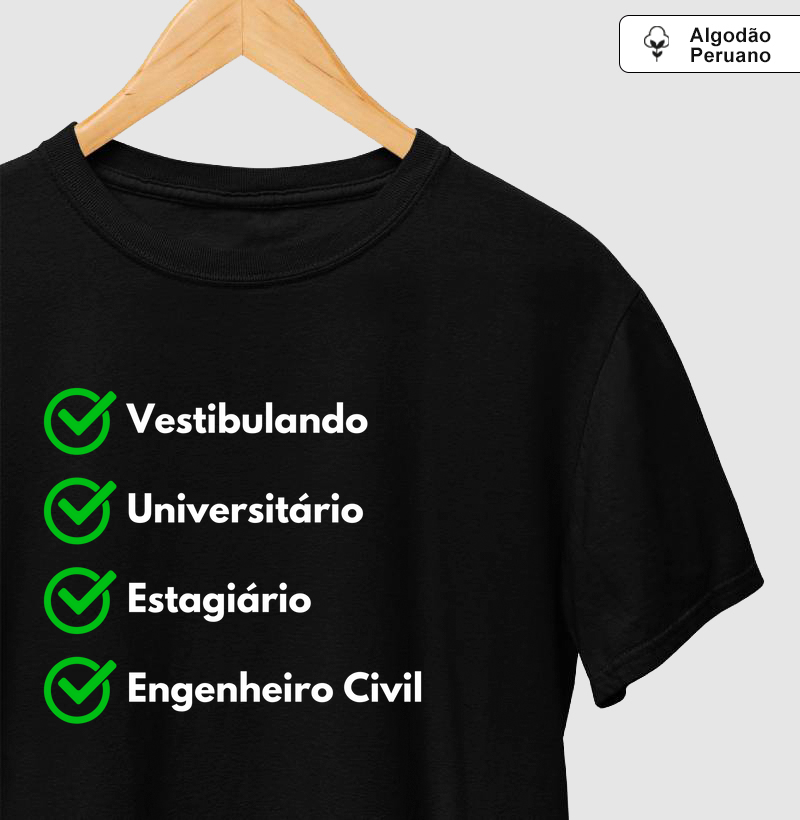 Vestibulando, Universitário, Estagiário, Engenheiro Civil