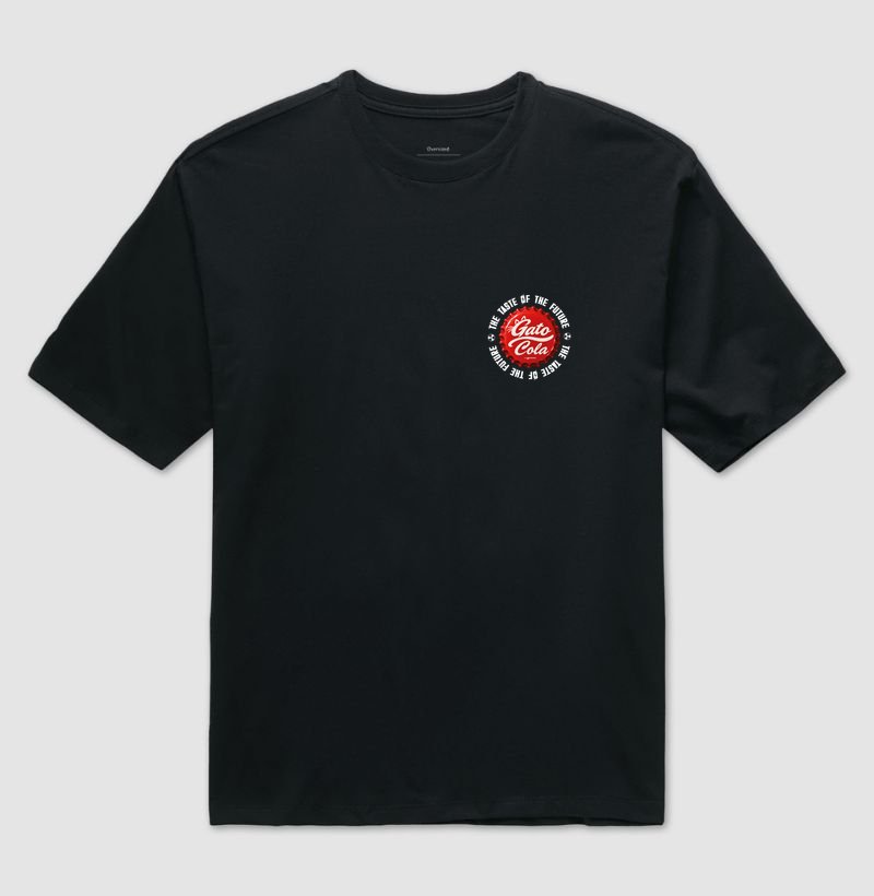 The taste of the future (estampa tamanho bolso) - Camiseta Oversized