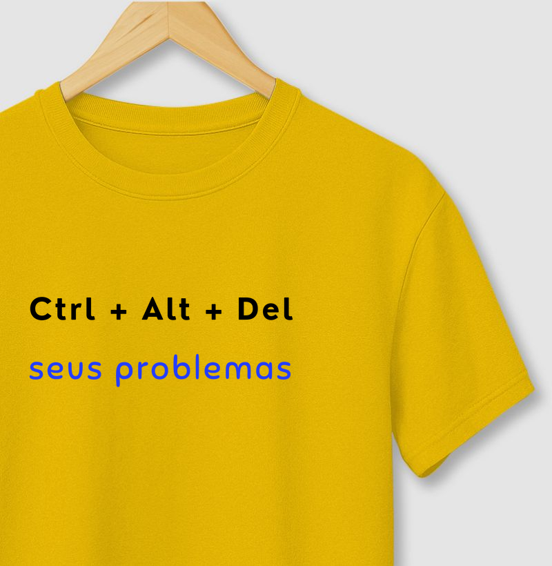 Camiseta reinicie seus problemas