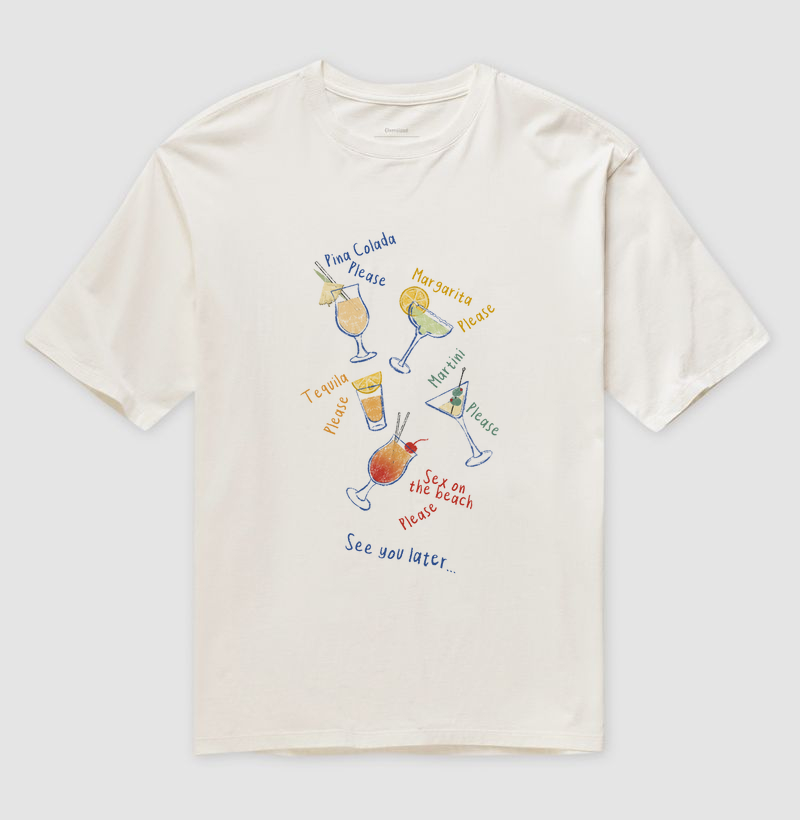 Camiseta Oversized Please