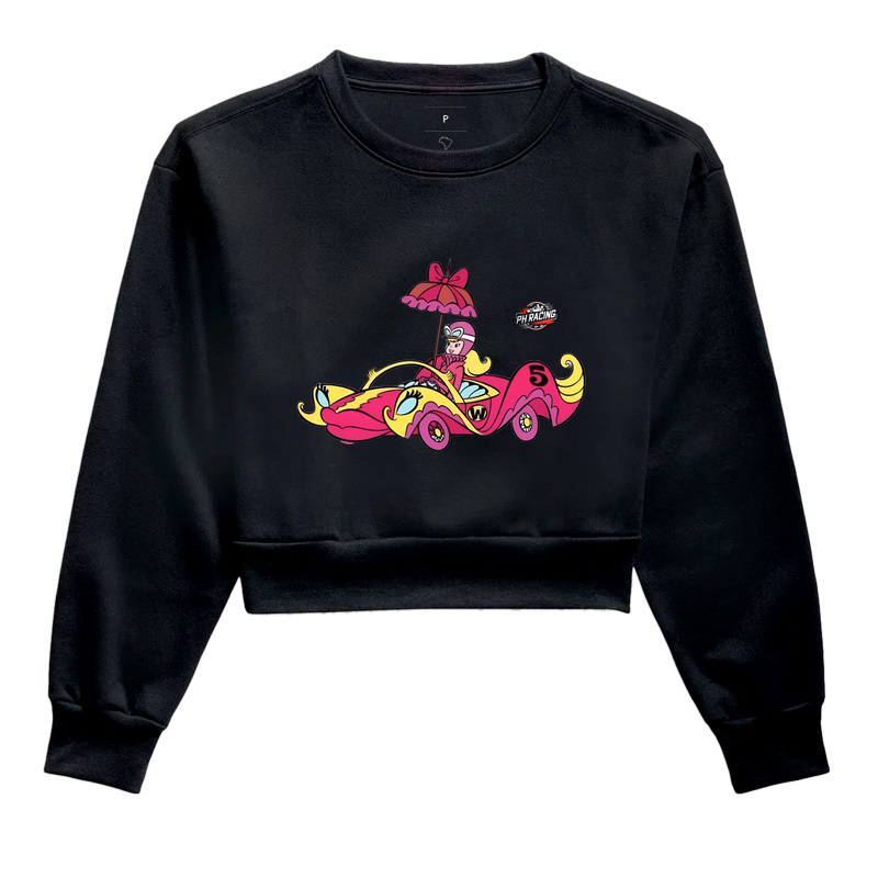 Moletom Cropped Corrida Maluca - Penelope