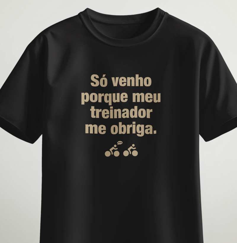 Só venho porque meu treinador me obriga