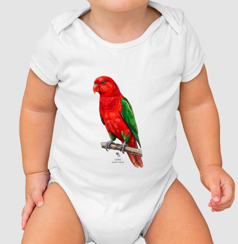 Aves - Lóris Amor-Amor - Body Infantil