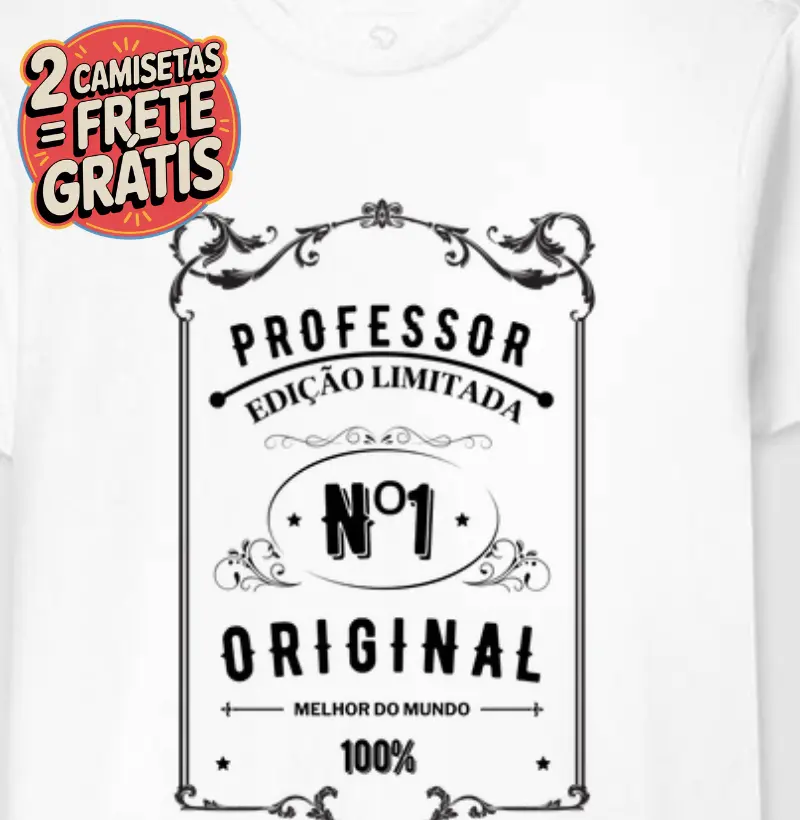 Camiseta Professor Edição Limitada