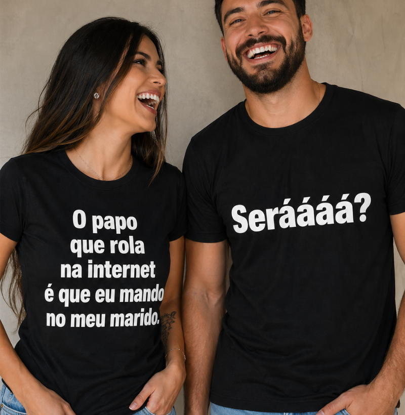Camiseta “Seráááá?” #267 😏🔥