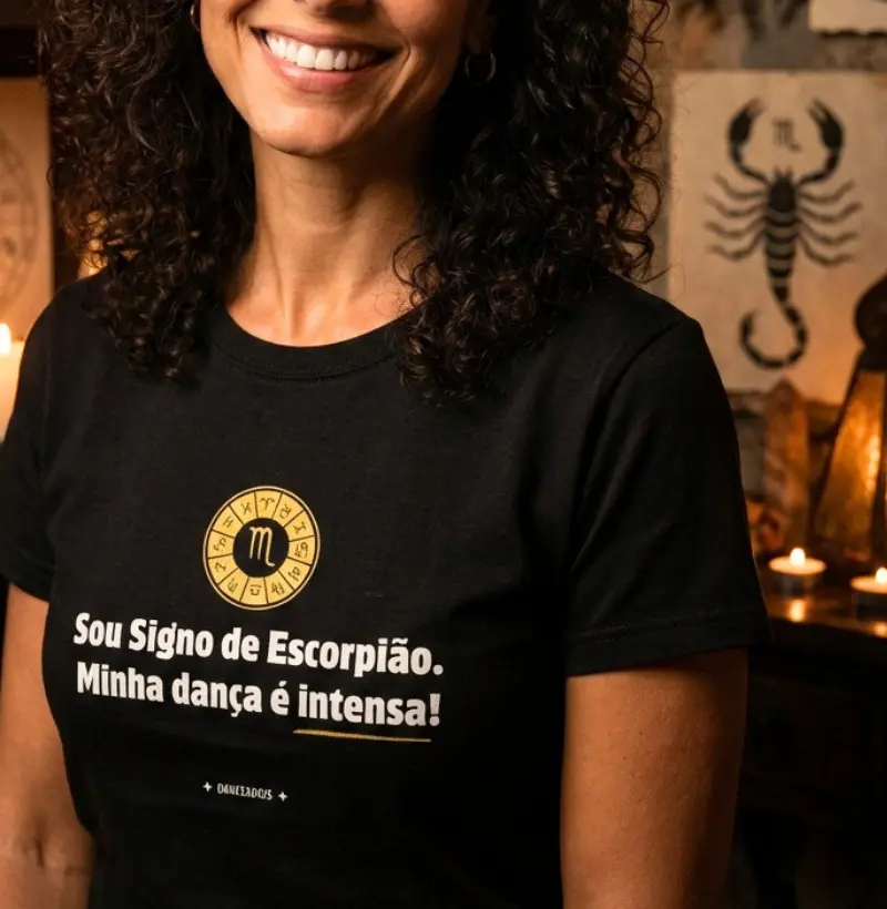 Sou Signo de Escorpião. Minha dança é intensa