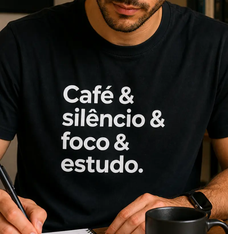 Café& silêncio& foco& estudo.