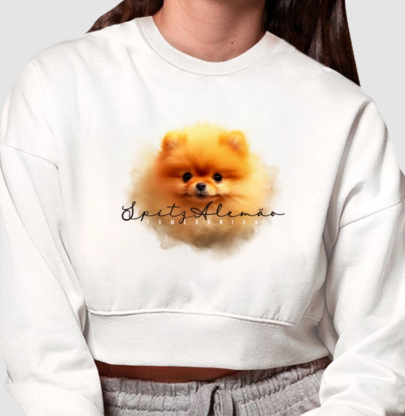 Moletom Cropped Pomerania Ai