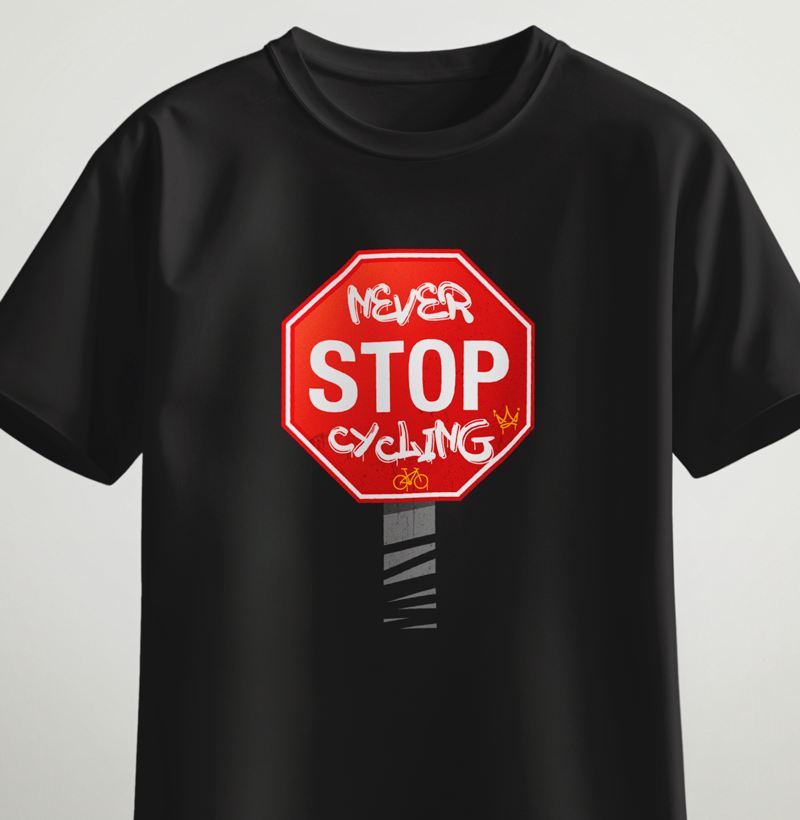 Never stop cycling
