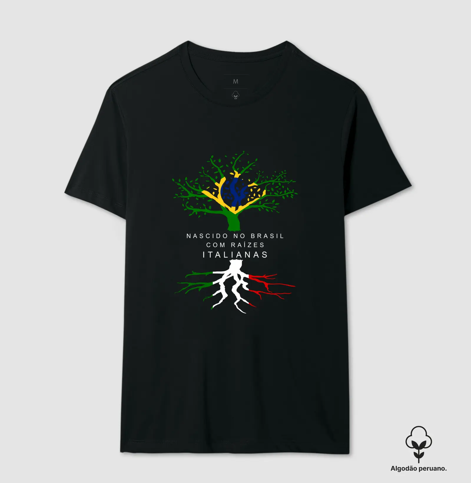 Camiseta raízes italianas