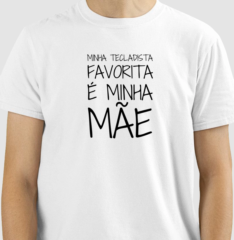 Minha tecladista favorita é minha mãe