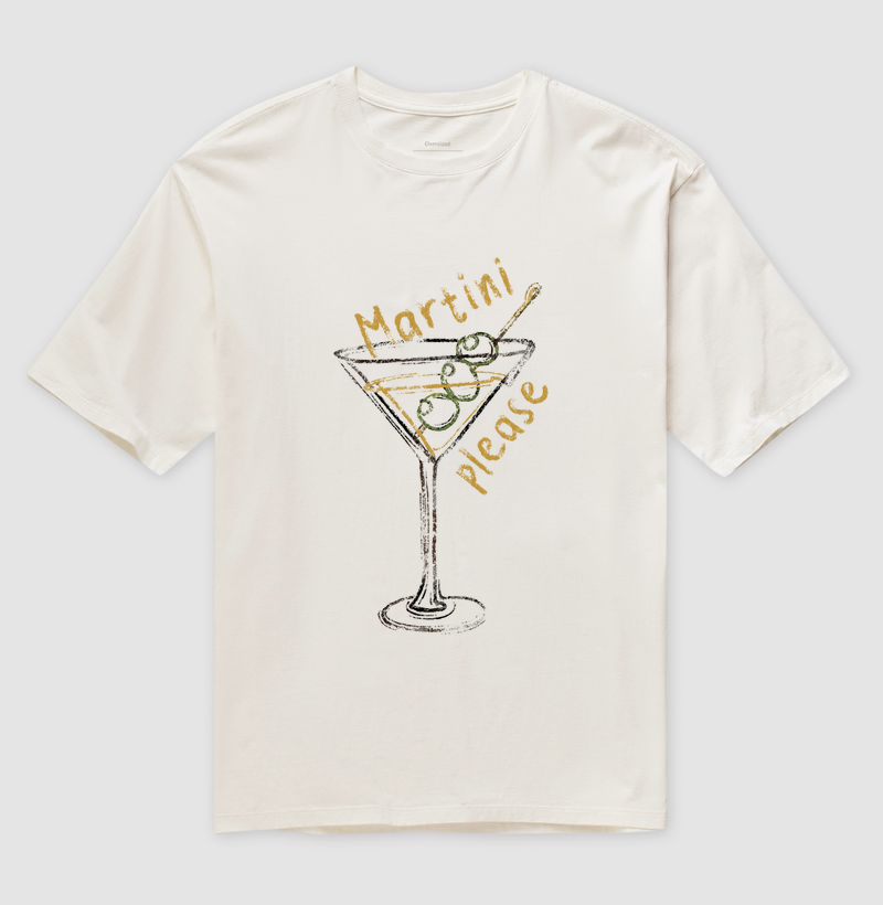 Camiseta Oversized Martini I