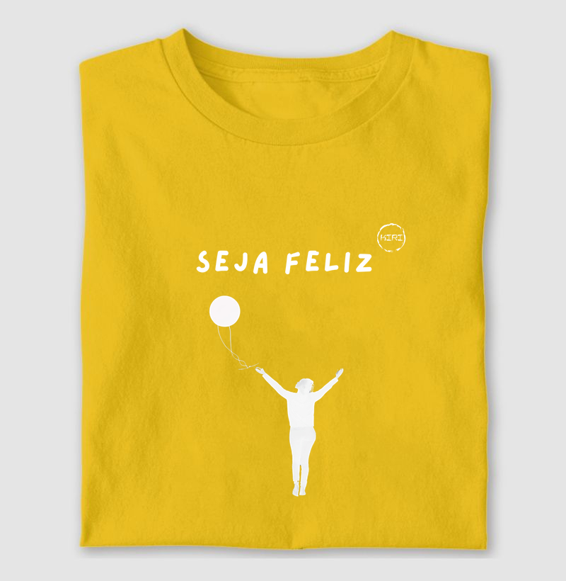 Camiseta KIRI - Seja Feliz - Min
