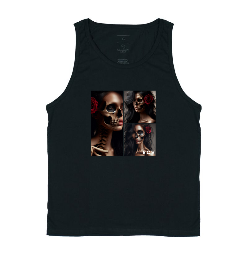 Camiseta RCV Rosa Caveira trio