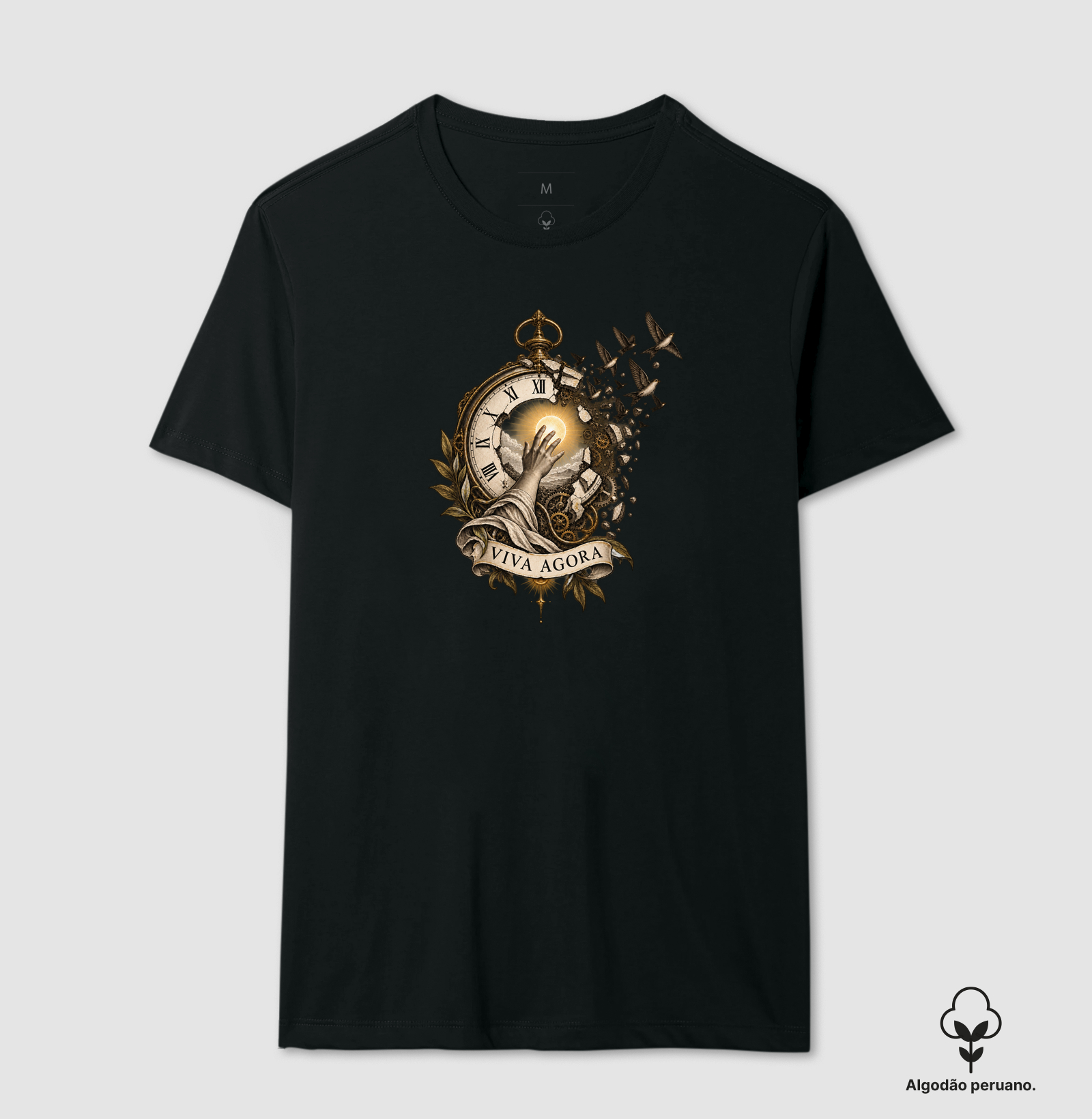 Viva Agora - Camiseta Algodão Peruano