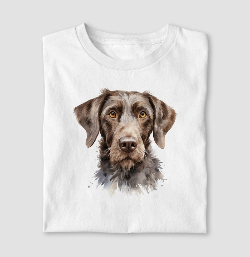Wirehaired Poi aquarela