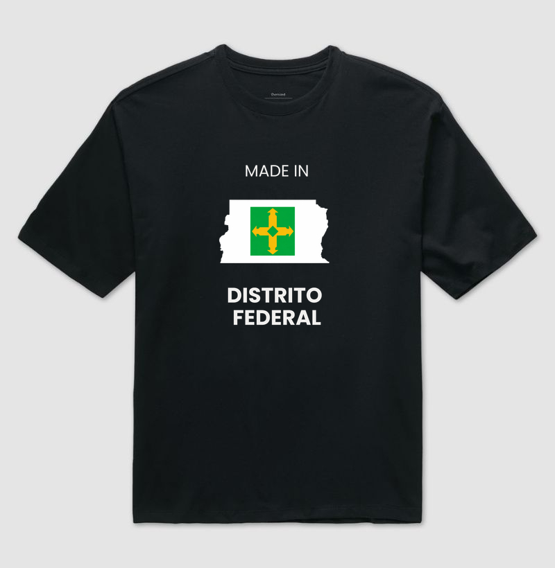 Made In Distrito Federal - Camiseta Oversized