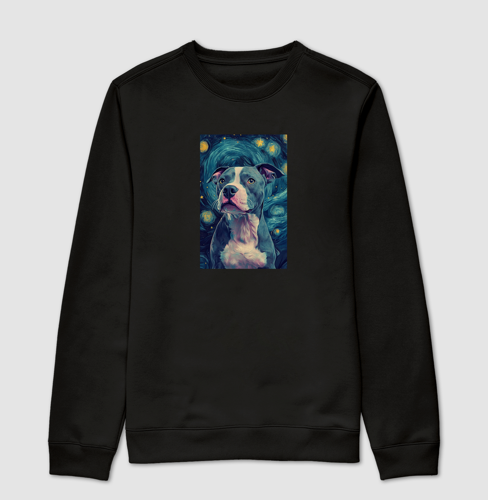 Pit Bull em noite estrelada de Vincent Van Goch