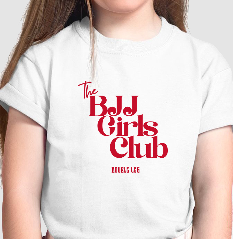 Camiseta infantil "Clube das meninas do BJJ"