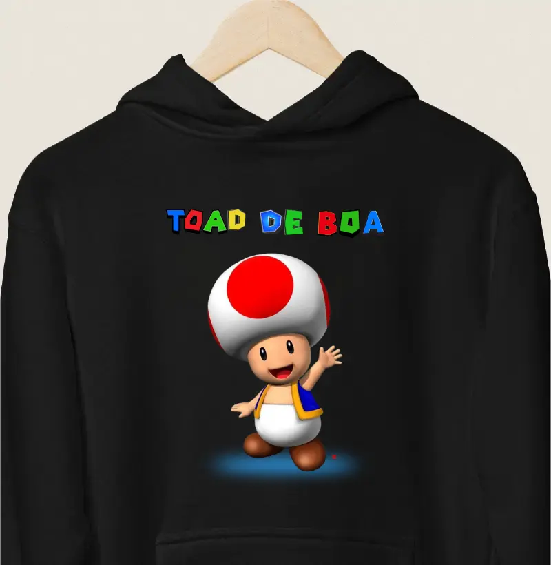 Hoodie Moletom Toad de boa
