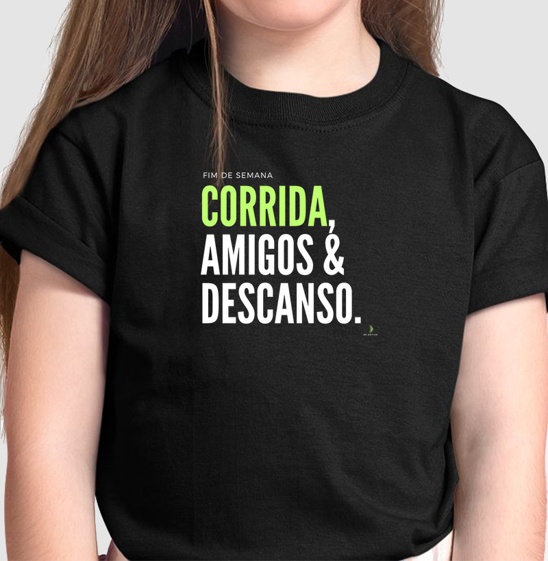 Corrida, amigos e descanso