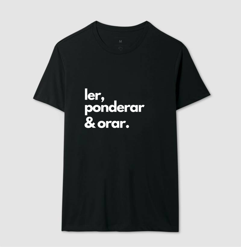 Ler ponderar & orar - branco
