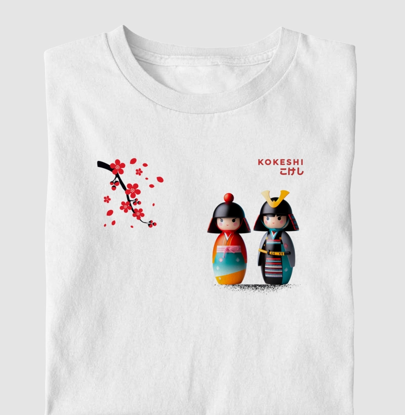 KOKESHI - Casal Samurai