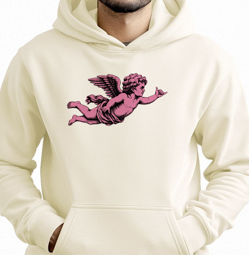Moletom Unissex Vintage Pink Angel