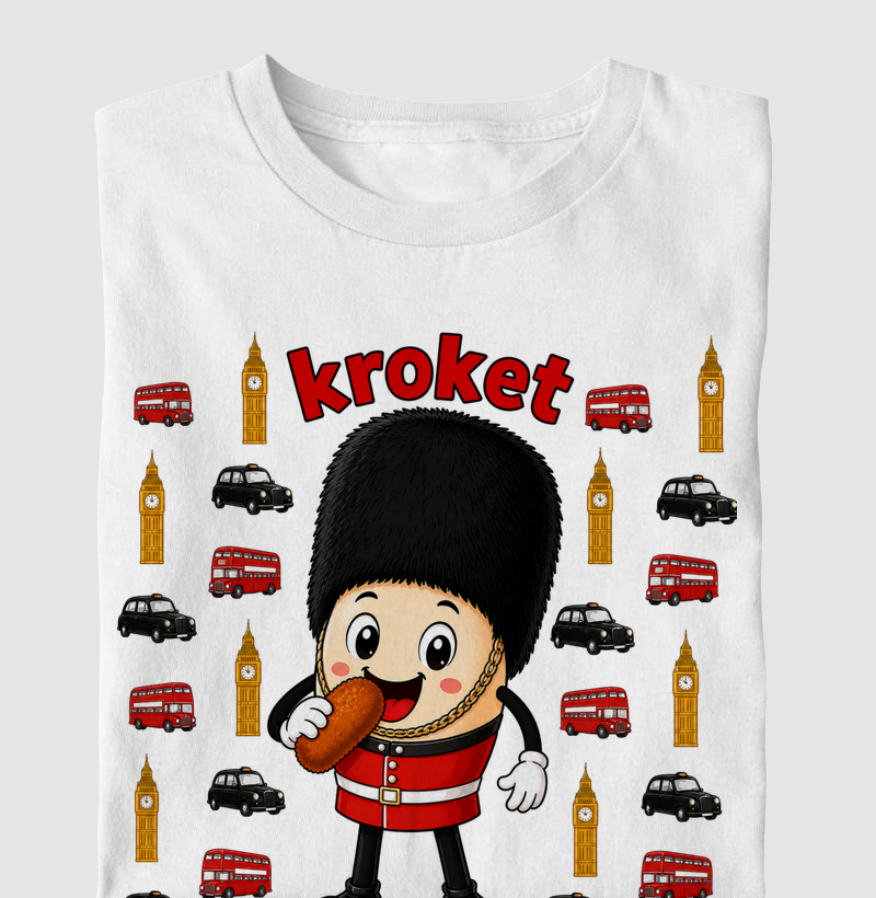 Egg Kroket - Inglaterra - Camiseta Infantil