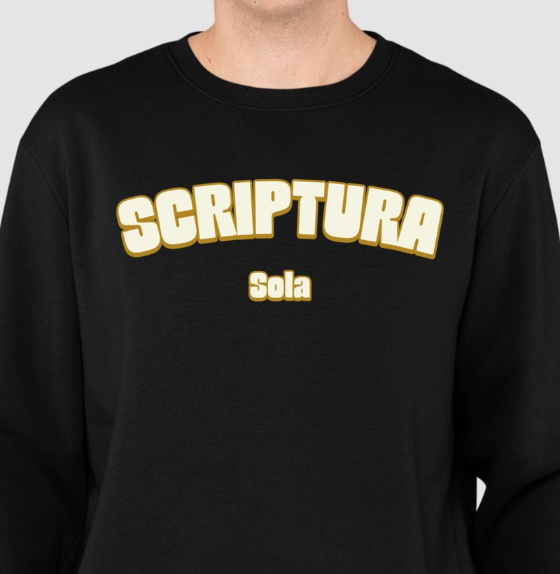 Moletom Sola Scriptura