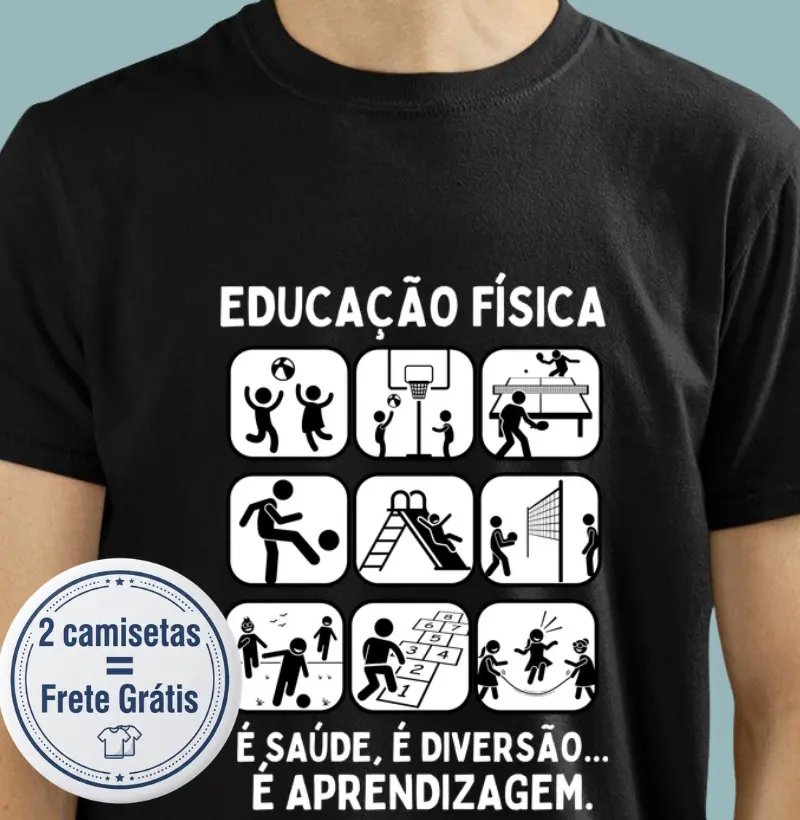 Camiseta Premium Educação Física 