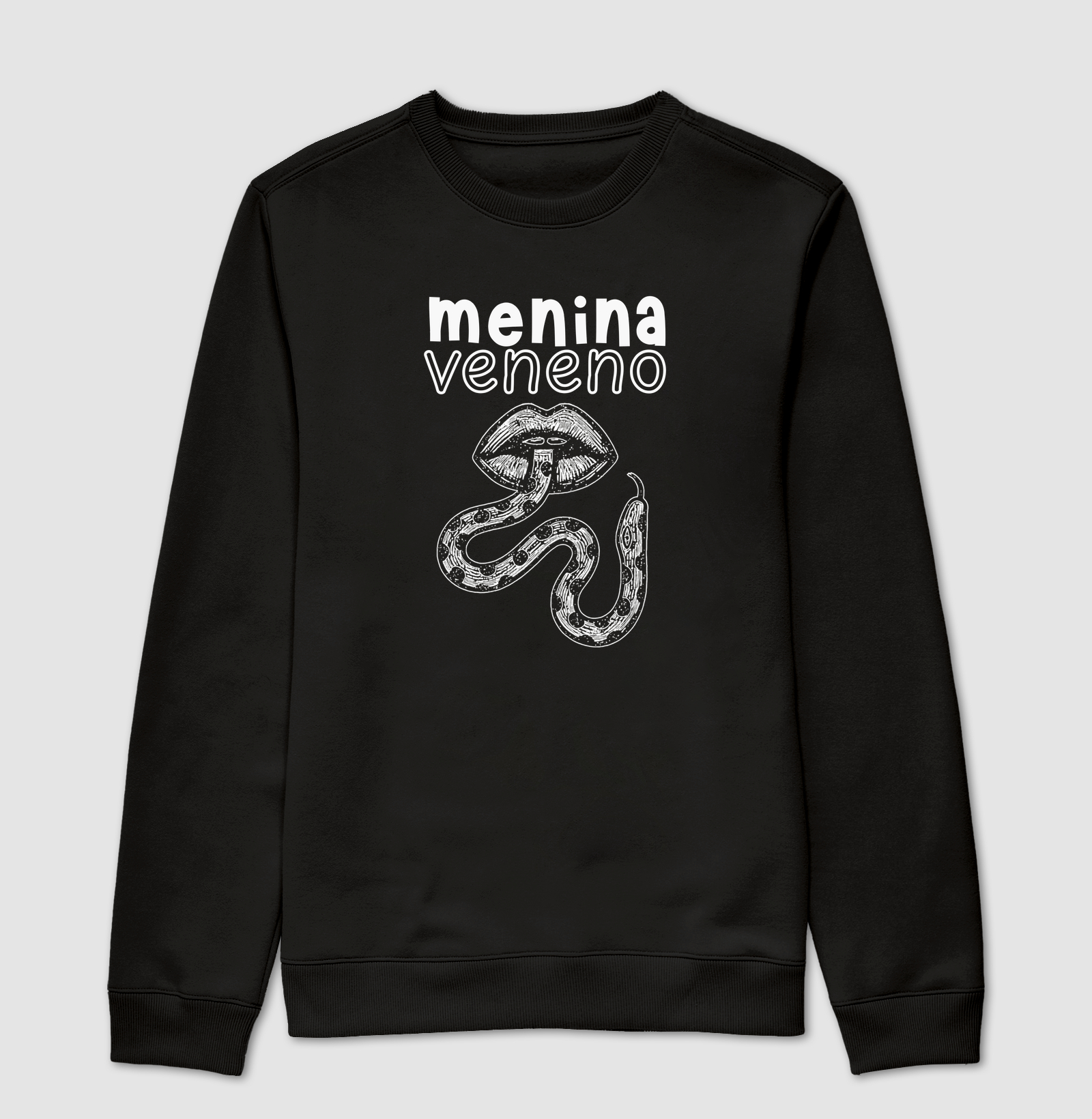menina veneno - Suéter Moletom