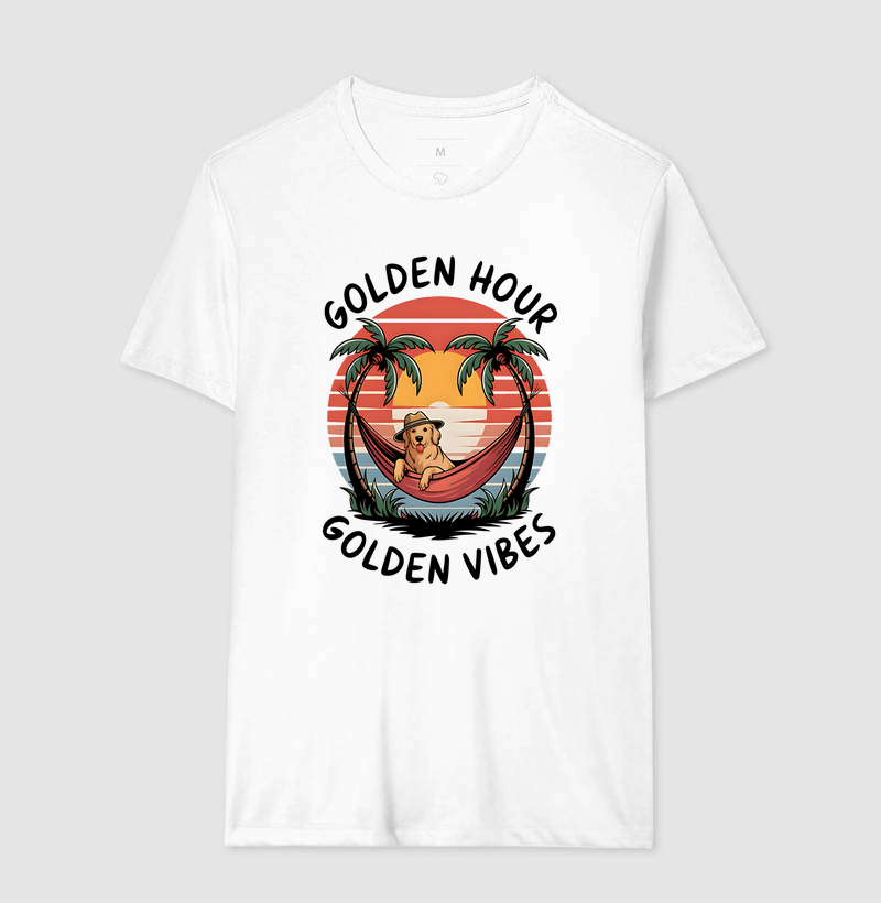 Camiseta Golden Retriever Golden Hour