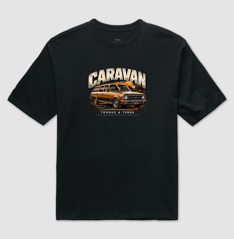 CARAVAN - LIBERDADE - Camiseta Oversized