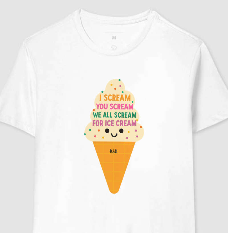 Camiseta Ice Cream B&B