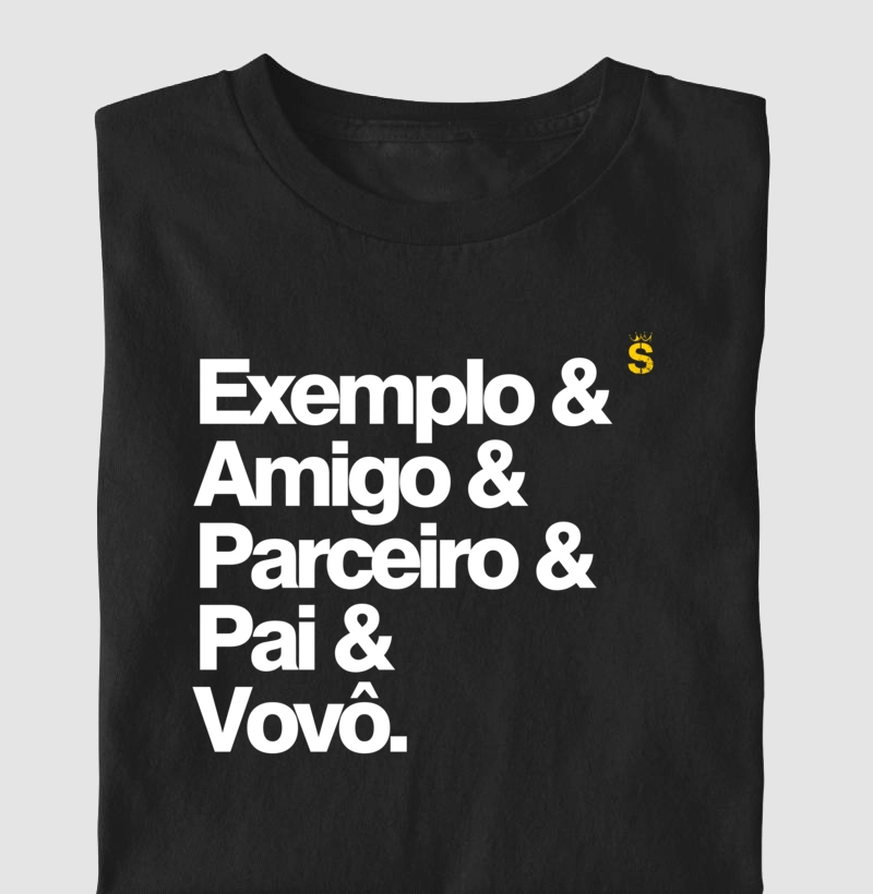Exemplo amigo parceiro pai vovo