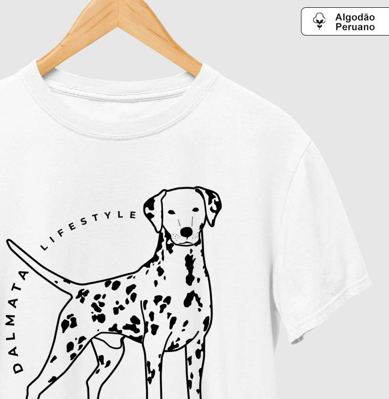 Camiseta Algodão Peruano Dalmata LifeStyle