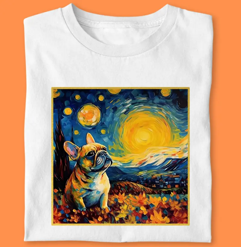 Camiseta Bulldog Frances "Van Frenchie"