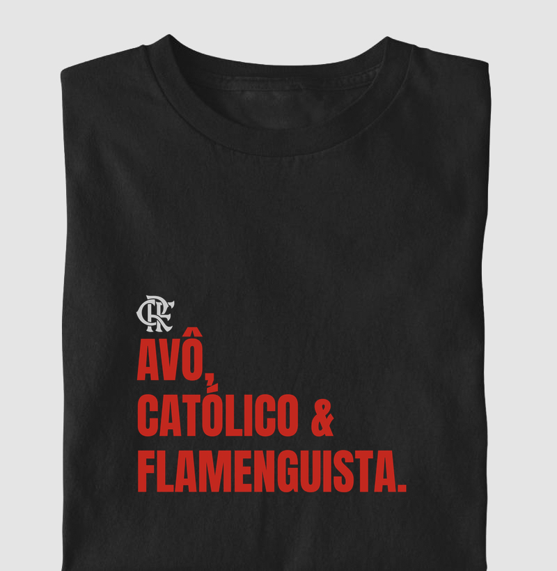 Avô, católico e flamenguista