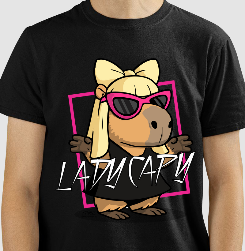 Camiseta Capivara Lady Capy