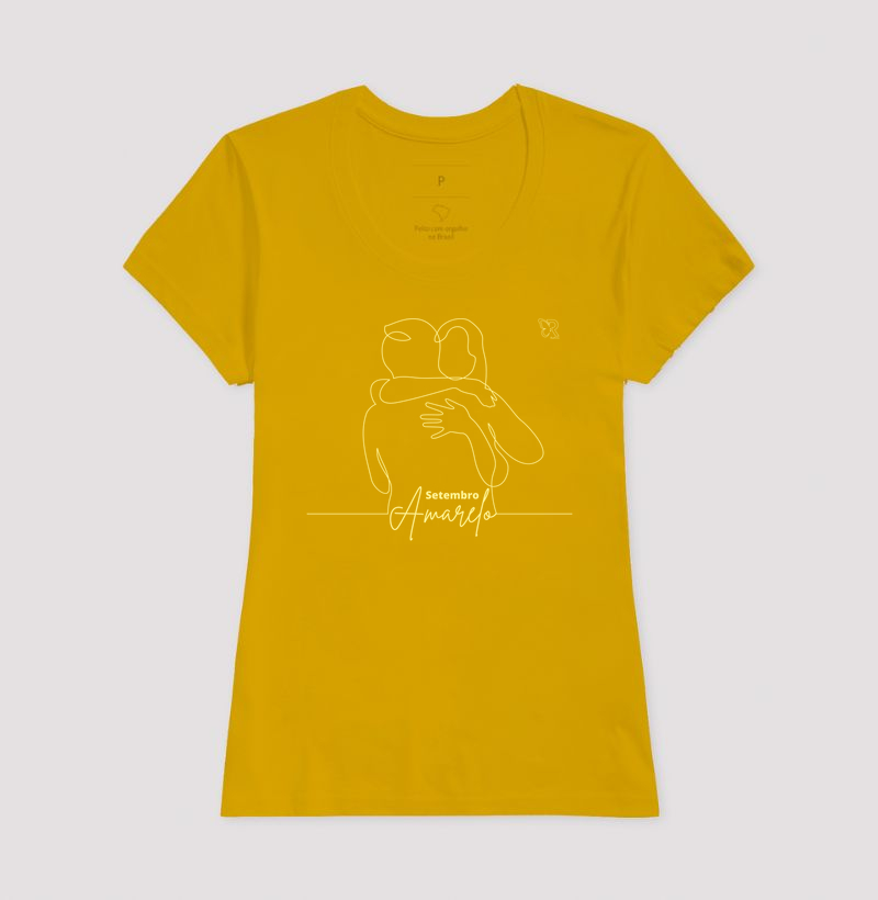 Baby Look - Abraço - Setembro Amarelo