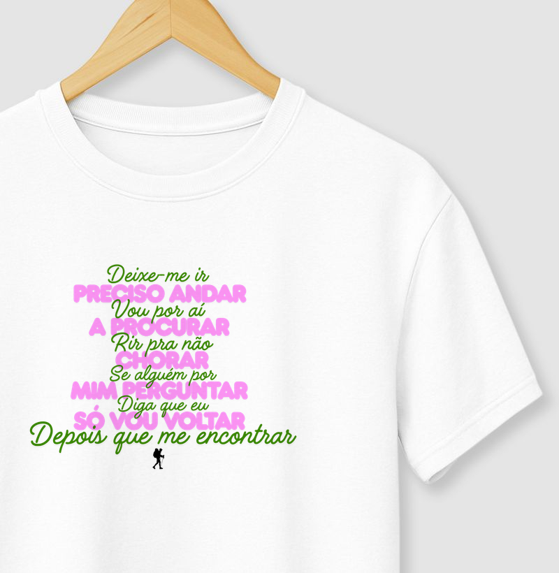 Camiseta - Deixe-me Ir - Cartola | Excursionista