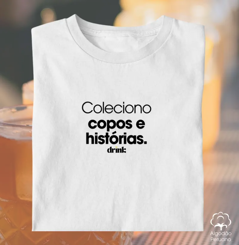 Coleciono copos e histórias
