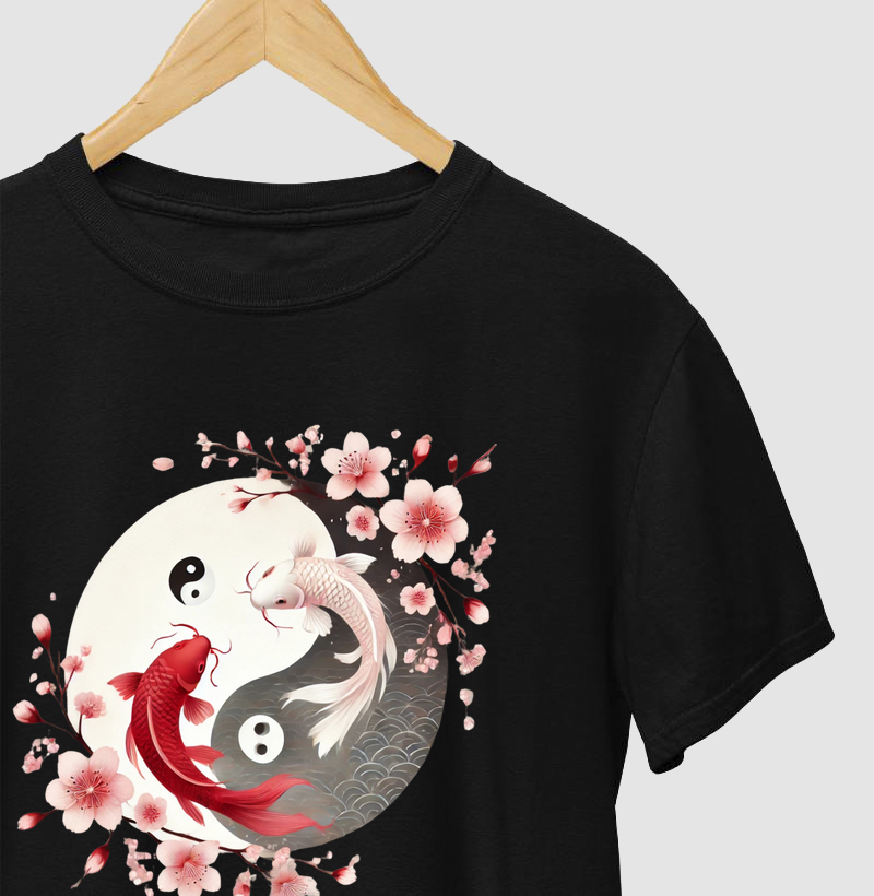 Yin Yang com Peixe Koi