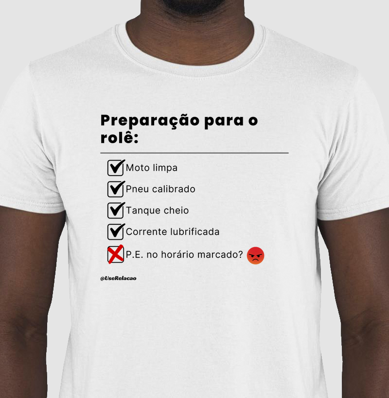 Checklist de preparação para o rolê