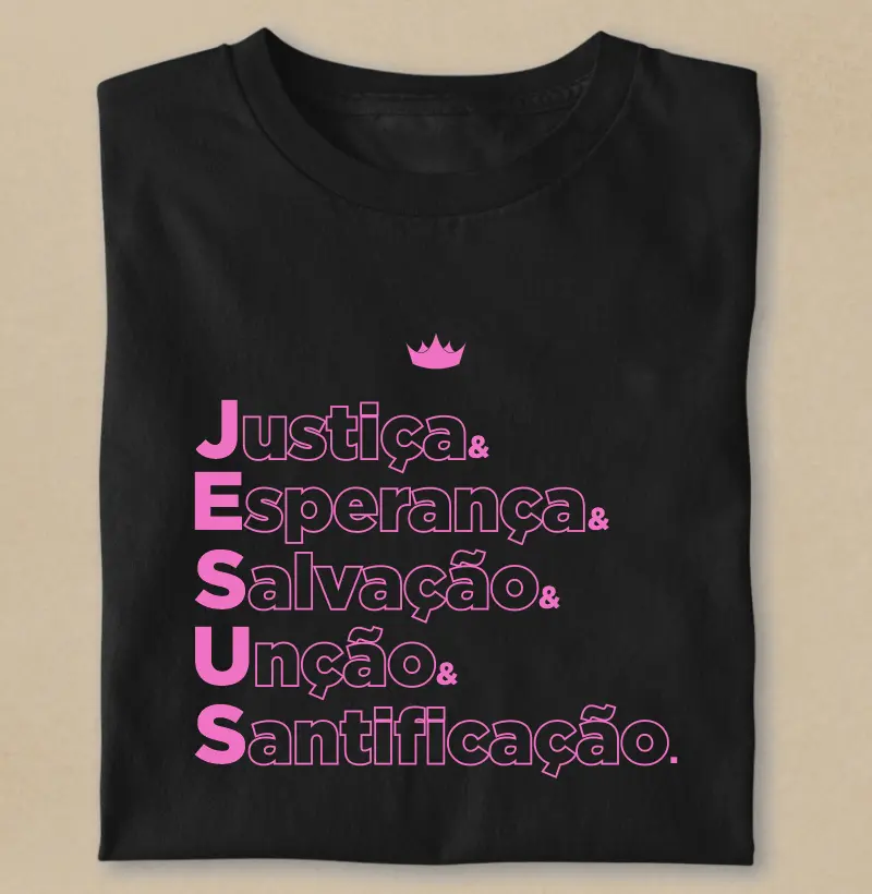 Acrônimo - JESUS - Rosa